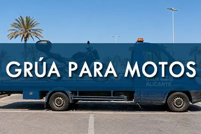 servicio de grua para moto en alicante