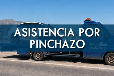 asistencia en carretera por pinchazo en alicante